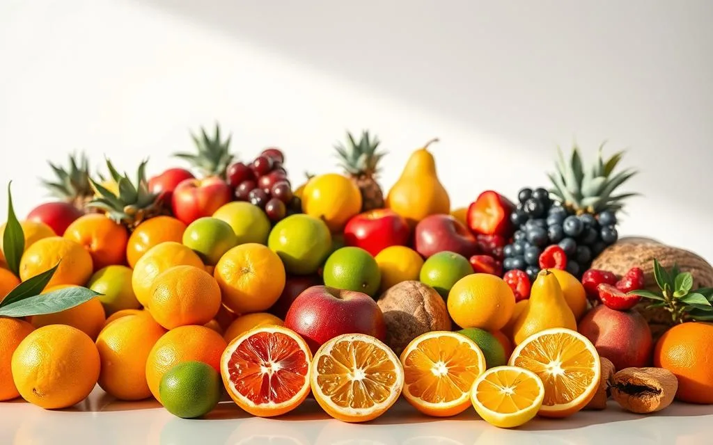 Collection of Fresh Juicy Fruits
